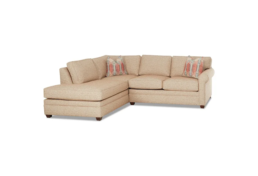 Living Your Way 2-Piece Sectional Sofa w/ LAF Sofa Chaise by Klaussner at Johnny Janosik