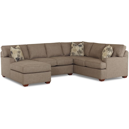 3 Piece Sectional Sofa with LAF Chaise