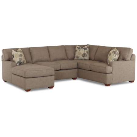 3 Piece Sectional Sofa with LAF Chaise