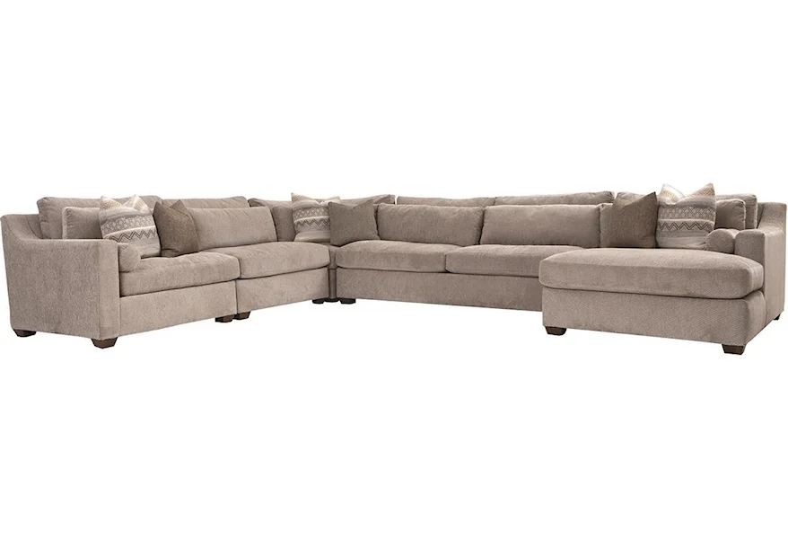Roan 5 Piece Sectional by Klaussner at Darvin Furniture