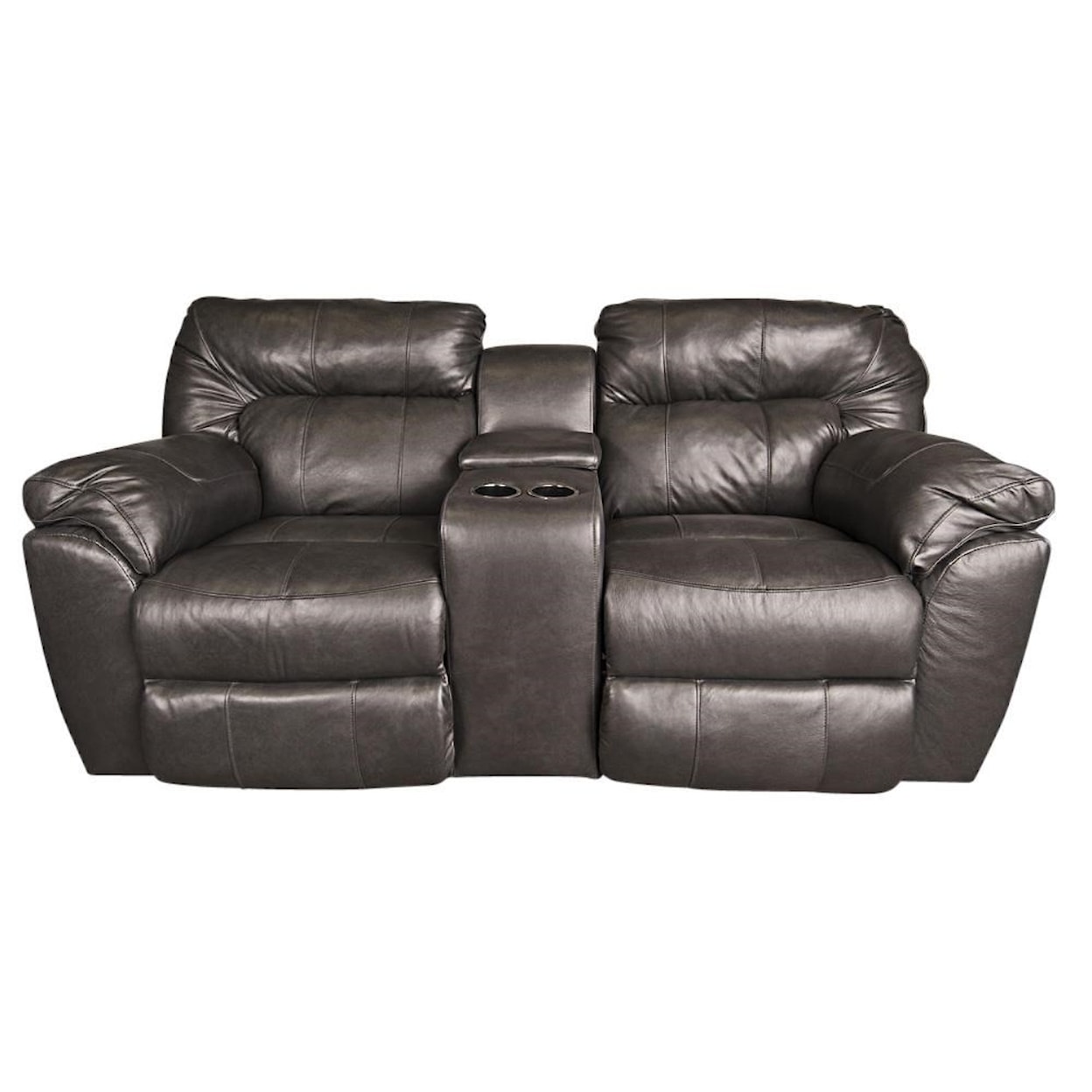 Klaussner Ronna Ronna Leather Match Power Loveseat