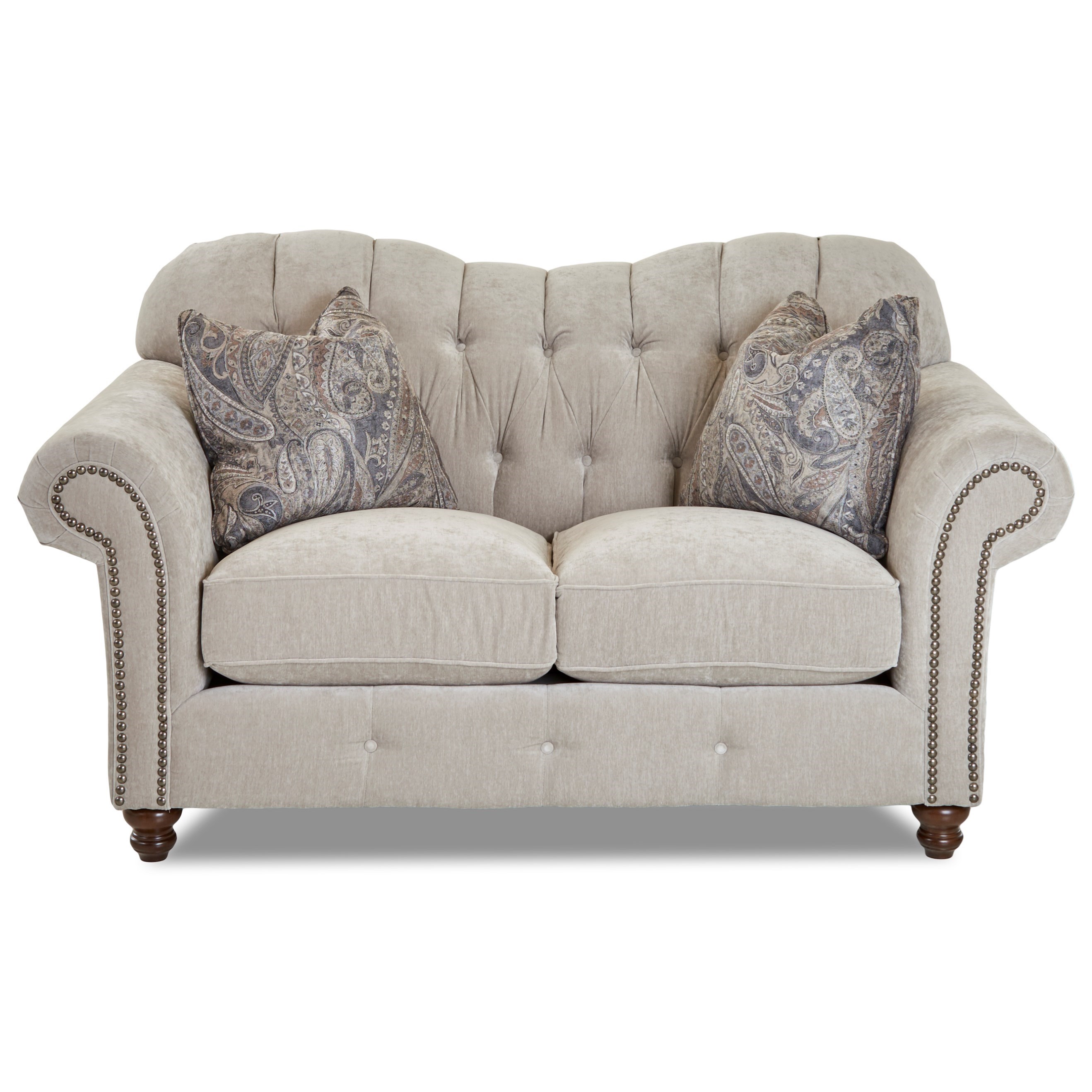 Loveseat w/ Nailheads