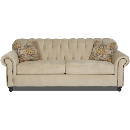 Traditional Stationary Sofa