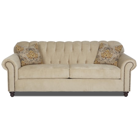 Traditional Stationary Sofa