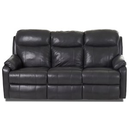 Power Reclining Sofa w/ Pwr Head & Lumbar