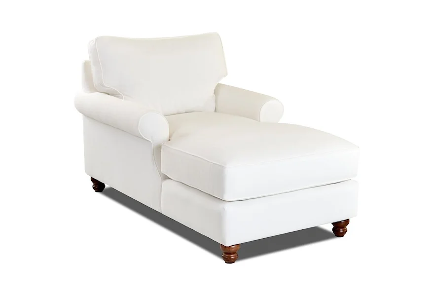 Tifton Chaise Lounge by Klaussner at Pilgrim Furniture City