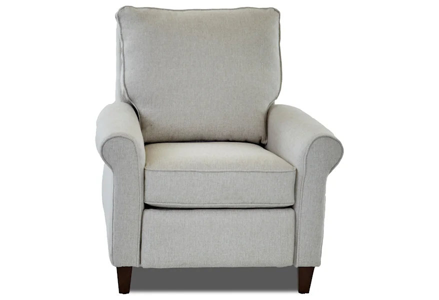 Township High Leg Recliner by Klaussner at Sheely's Furniture & Appliance