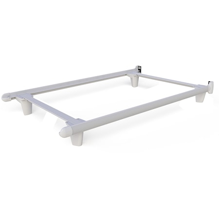 emBrace Twin/TXL Bed Frame - White