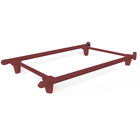 emBrace Twin/TXL Bed Frame - Red