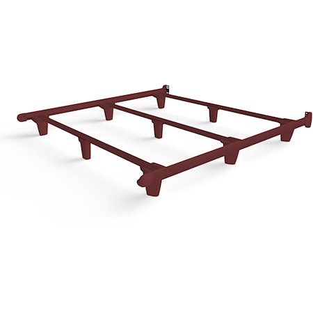 emBrace California King Bed Frame-Red