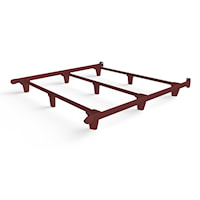 California King Bed Frame-Red