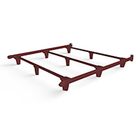 Eastern King Bed Frame - Red