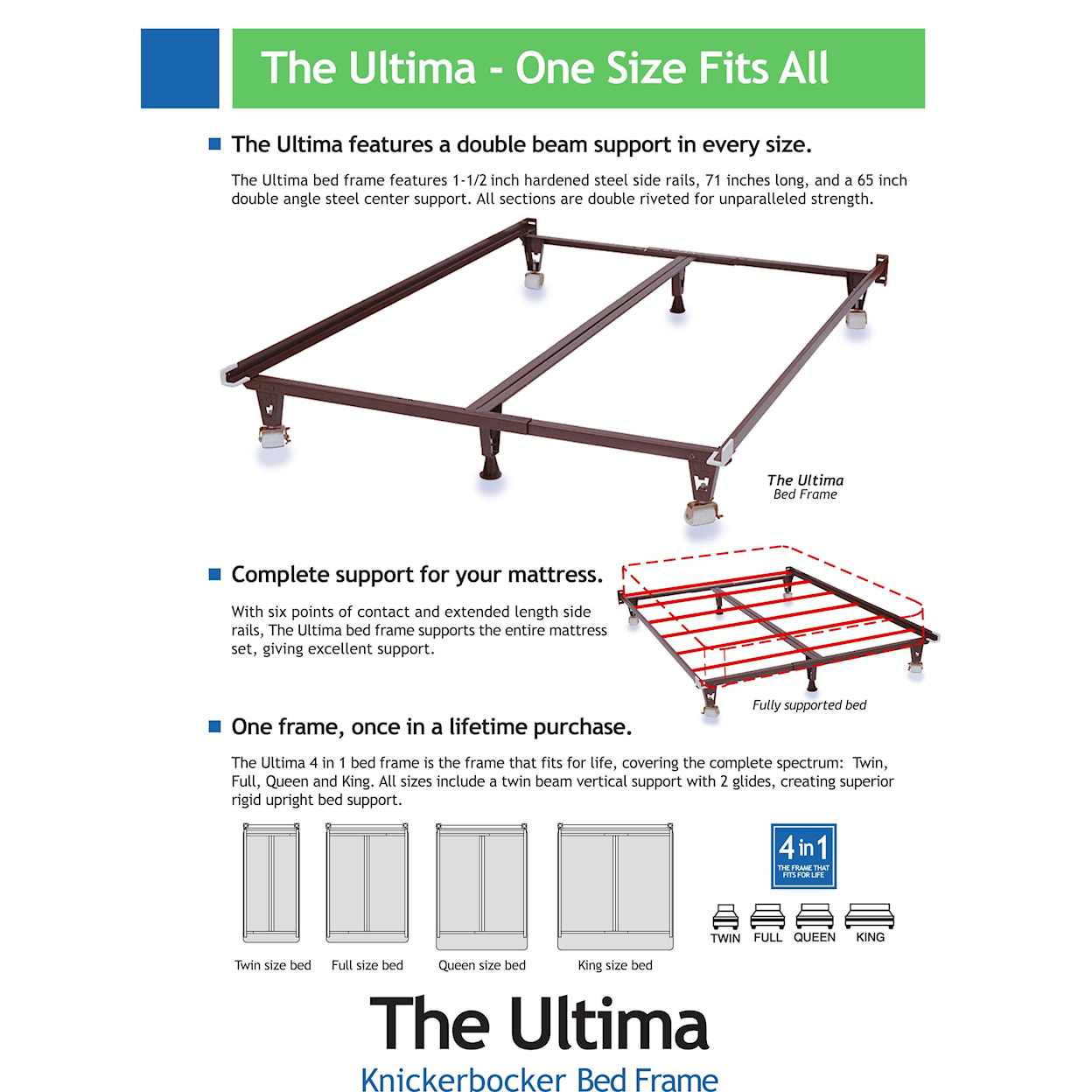 Knickerbocker Bed Frames Ultima Bed Frame