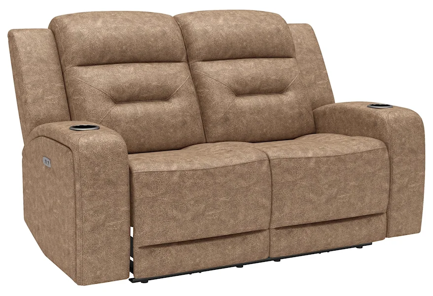 883 POWER RECLINING LOVESEAT W/POWER HEADREST by Kuka Home at Darvin Furniture