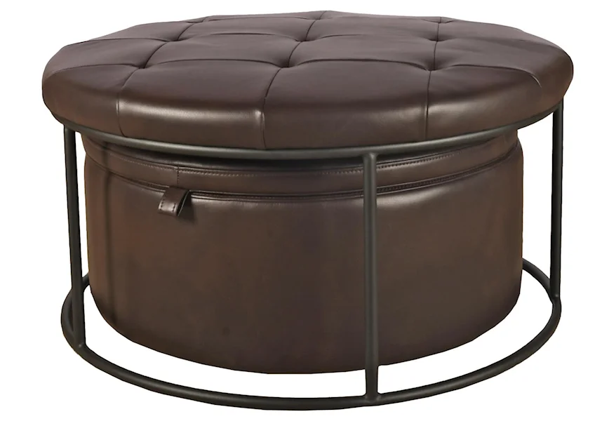 Accent Ottomans Faux Leather Nesting Ottoman by Maric Furniture at Bennett's Furniture and Mattresses