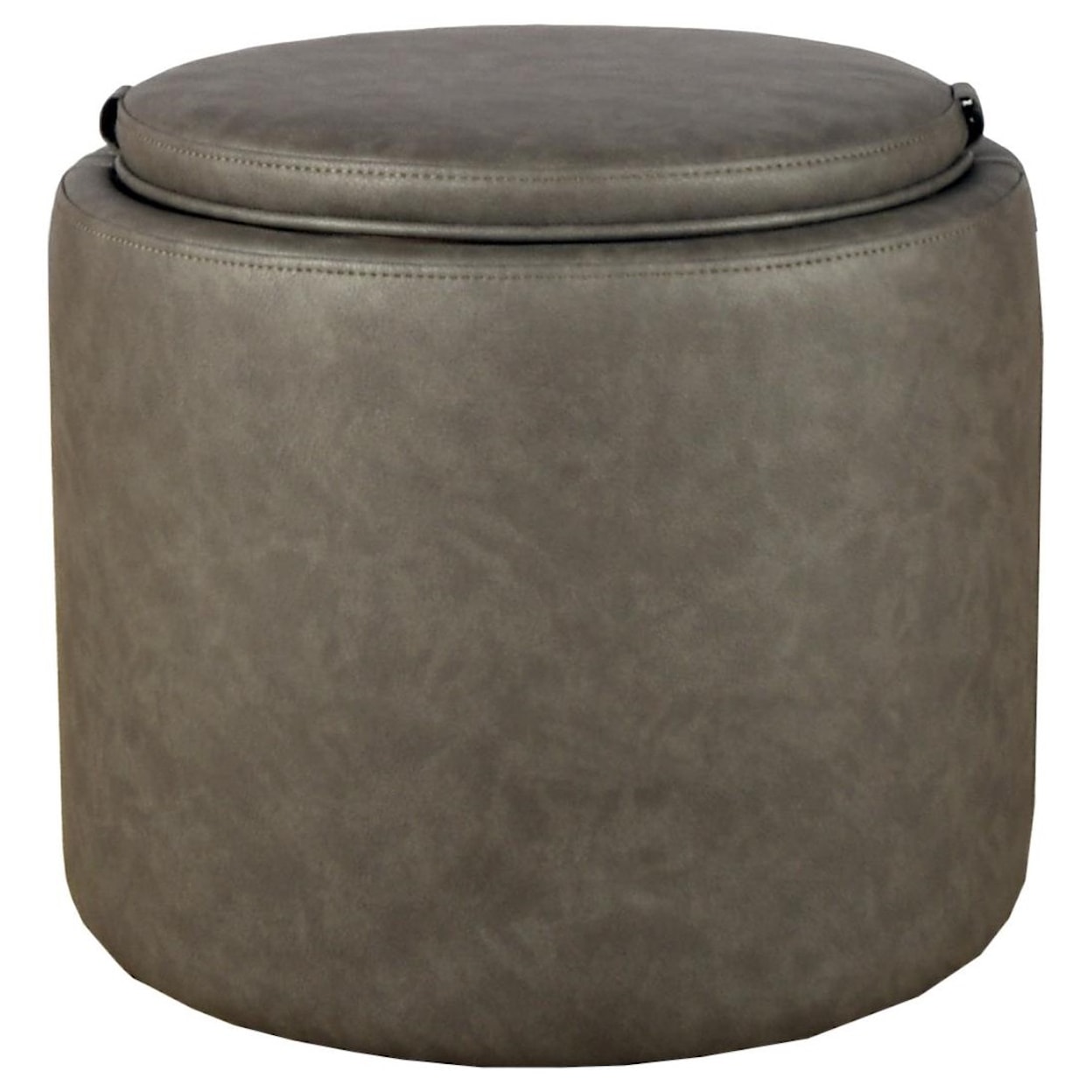 Maric Furniture Accent Ottomans Faux Leather Ottoman