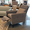 Urban Evolution Carter Gray Velvet Recliner