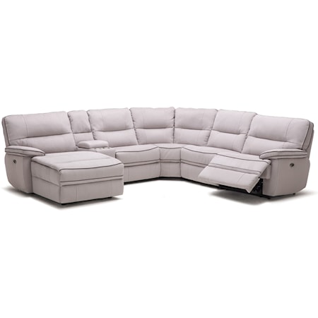 6 Pc Reclining Sectional Sofa
