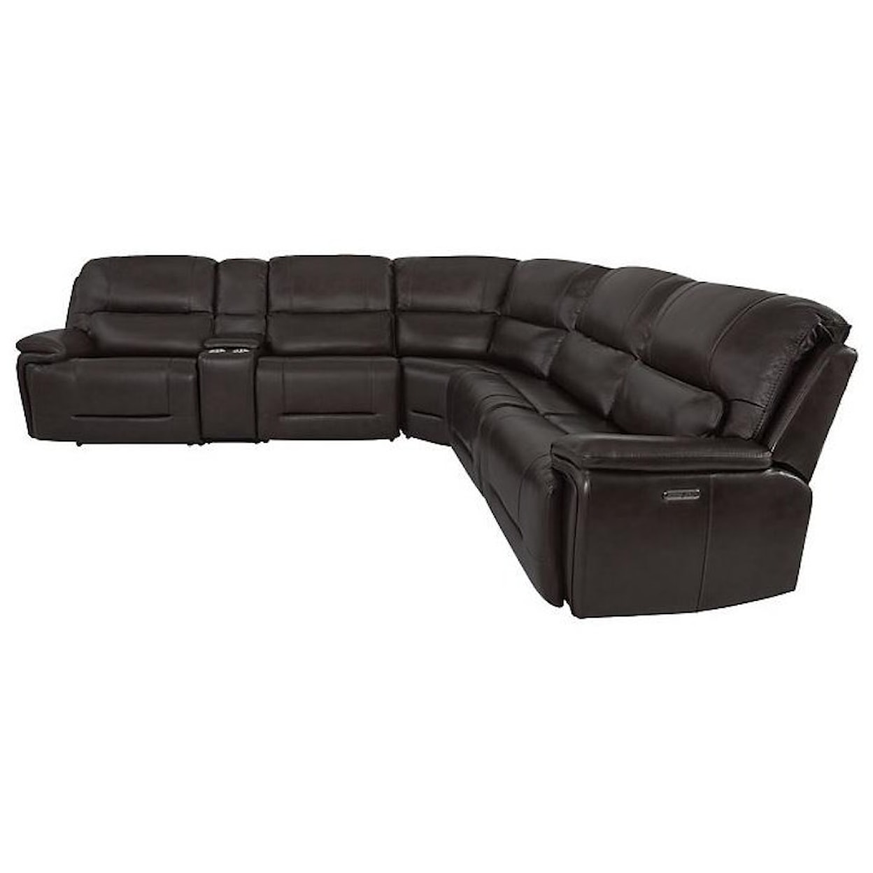 Kuka Home 20210 Power Reclining Sectional