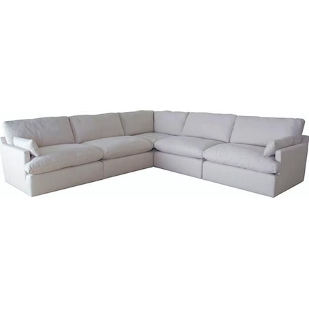 Sectional with Loose Cushions