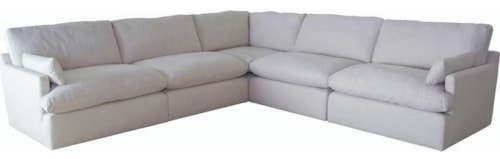 5-Piece Sectional with Loose Cushions (Ottoman Sold Separately)