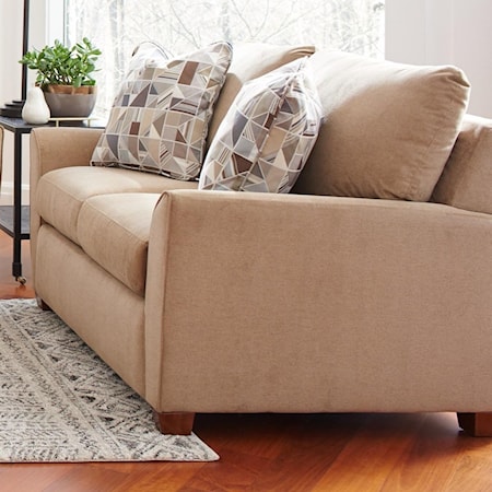 Casual Loveseat with Premier ComfortCore Cushions