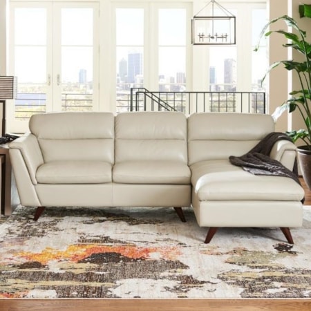 2 Pc Sectional Sofa w/ LAS Chaise
