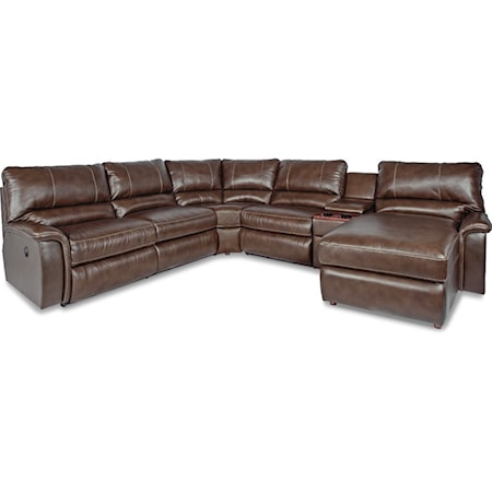 6 Pc Pwr Reclining Sectional Sofa