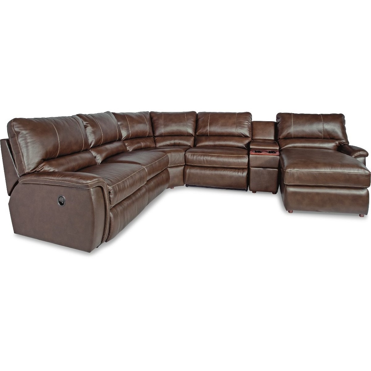 La-Z-Boy ASPEN 6 Pc Reclining Sectional Sofa