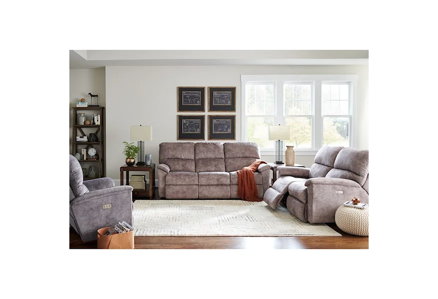 Brooks Reclining Living Room Group by La-Z-Boy at Bennett's Furniture and Mattresses