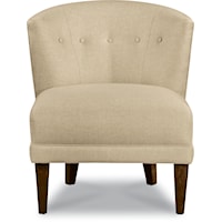 Nolita Accent Chair with Tapered Wood Legs