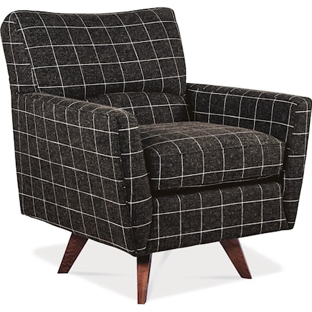 Bellevue Mid-Century Modern High Leg Swivel Chair