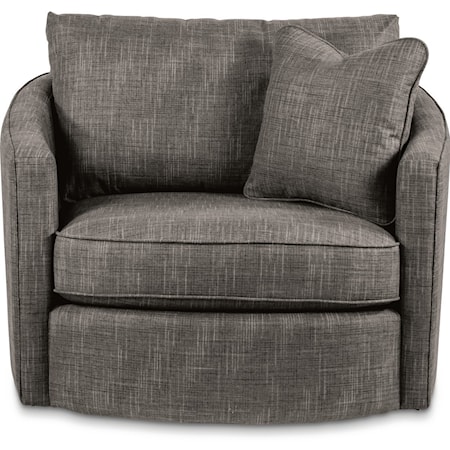 Clover Swivel Chair with Premier ComfortCore Cushion