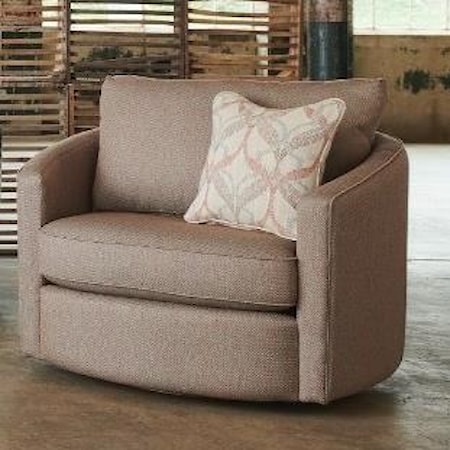 Clover Swivel Chair with Premier ComfortCore Cushion