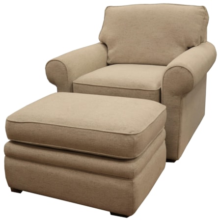 Chair & Ottoman