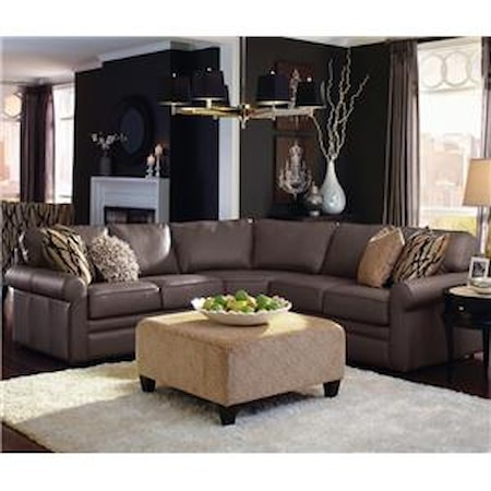 4 Pc Corner Sectional Sofa