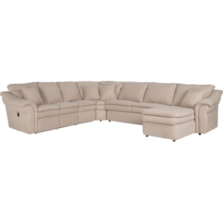 5 Piece Power Reclining Sectional Sofa