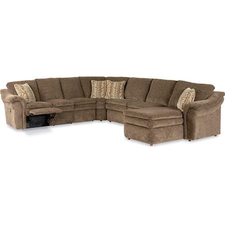 5 Piece Power Reclining Sectional Sofa