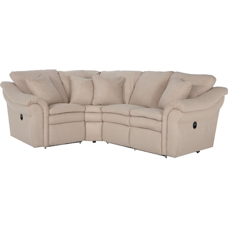 3 Pc Power Reclining Sectional Sofa