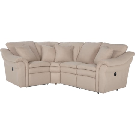 3 Pc Power Reclining Sectional Sofa