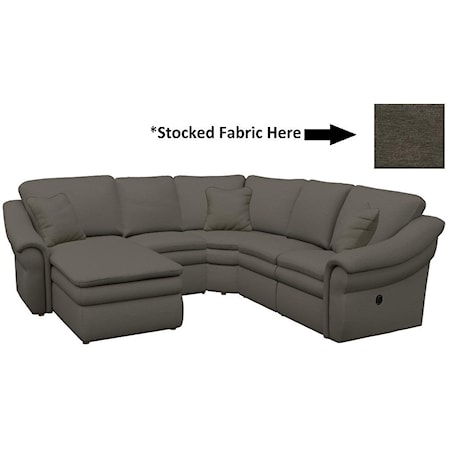 4PC Power Reclining Section w/ Chaise