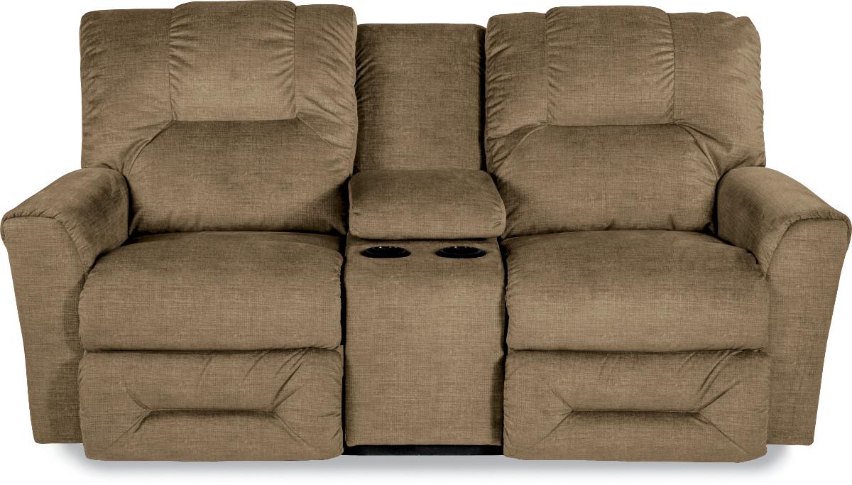 La-Z-Time® Full Reclining Loveseat w/Console
