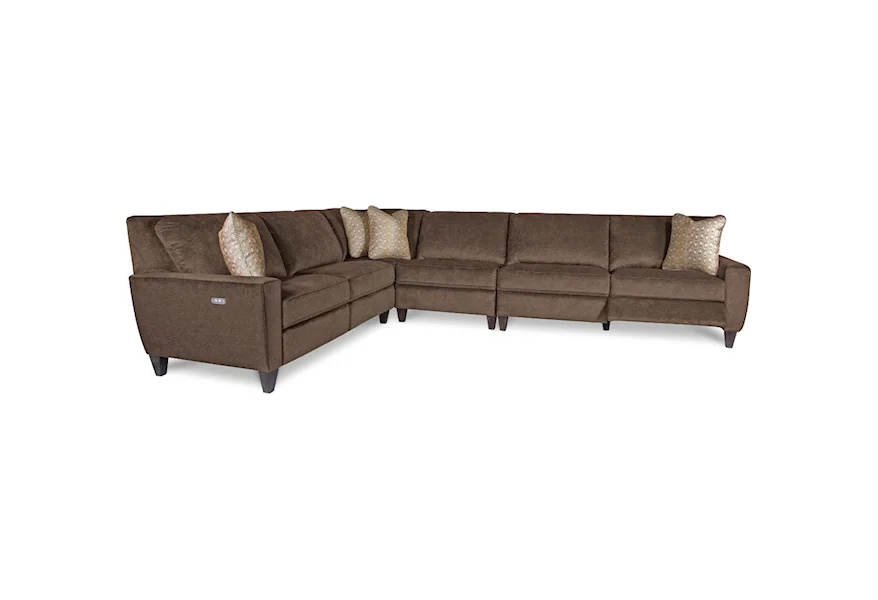 Edie 4 Pc Reclining Sectional Sofa by La-Z-Boy at Conlin's Furniture