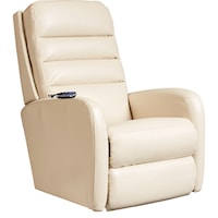 Contemporary Power Wall Recliner w/ Headrest & USB Port