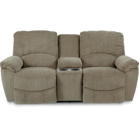 Power La-Z-Time® Loveseat w/ Console