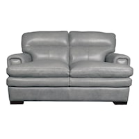 Top Grain Leather Split Loveseat