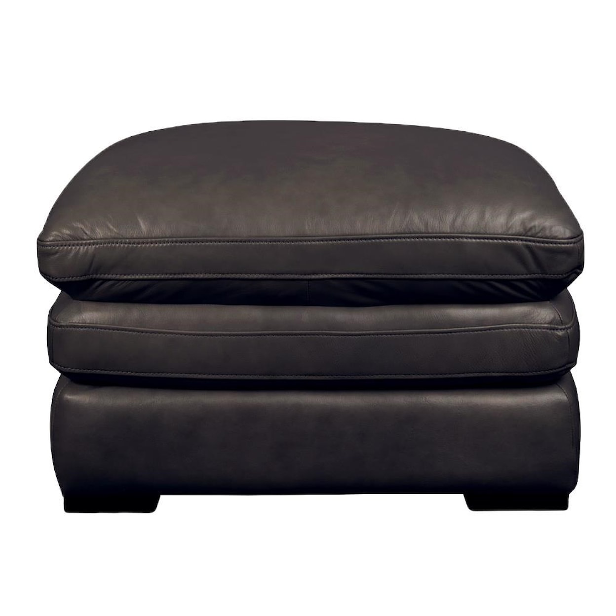 La-Z-Boy Jake Jake Top Grain Leather Split Ottoman