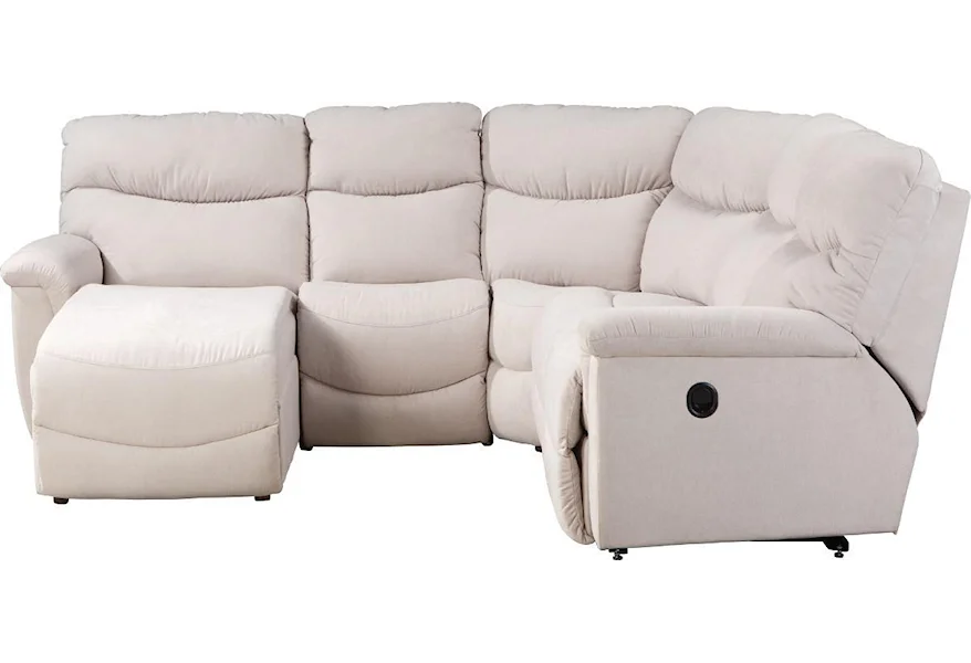 James 4 Pc Reclining Sectional Sofa by La-Z-Boy at SuperStore