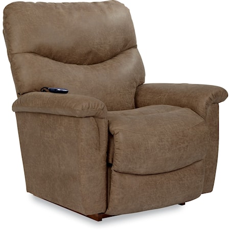 Casual Silver Power Lift Recliner