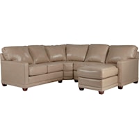 Transitional Sectional Sofa with LAS Chaise